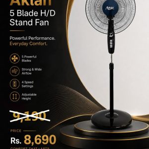 Aklan 5 Blade H/D Stand Fan