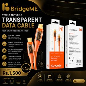 MCDODO Transparent Data Cable