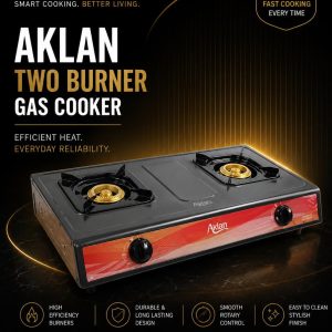 AKLAN Two Burner Gas Cooker
