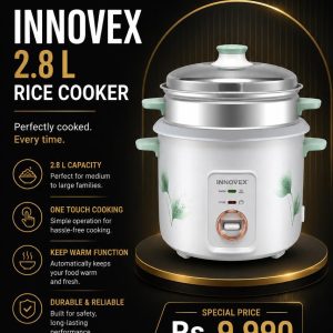 INNOVEX 2.8L Rice Cooker