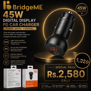 MCDODO 45W Digital Display PD Car Charger