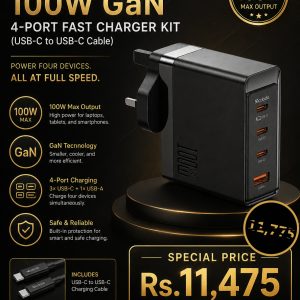 MCDODO 100W GaN 4-PORT FAST CHARGER KIT