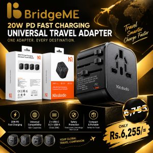 20W PD Fast Charging Universal Travel Adapter